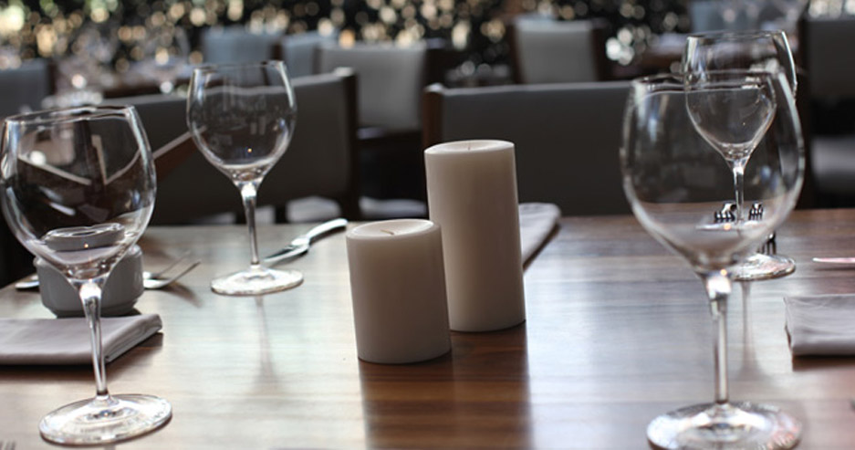 velas redondas blanco
