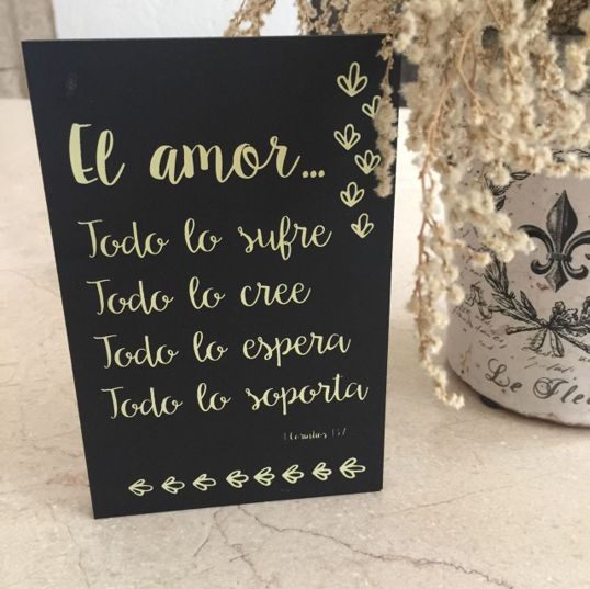 cuadro decorativo amor