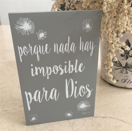 cuadro decorativo de mesa